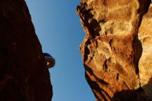 Bouldering in Hueco Tanks on 12/15/2019 with Blue Lizard Climbing and Yoga

Filename: SRM_20191215_1745443.jpg
Aperture: f/6.3
Shutter Speed: 1/250
Body: Canon EOS-1D Mark II
Lens: Canon EF 16-35mm f/2.8 L