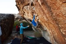 Bouldering in Hueco Tanks on 12/15/2019 with Blue Lizard Climbing and Yoga

Filename: SRM_20191215_1755340.jpg
Aperture: f/4.5
Shutter Speed: 1/250
Body: Canon EOS-1D Mark II
Lens: Canon EF 16-35mm f/2.8 L