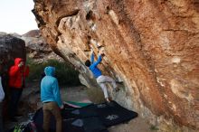Bouldering in Hueco Tanks on 12/15/2019 with Blue Lizard Climbing and Yoga

Filename: SRM_20191215_1758320.jpg
Aperture: f/4.0
Shutter Speed: 1/250
Body: Canon EOS-1D Mark II
Lens: Canon EF 16-35mm f/2.8 L
