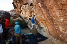Bouldering in Hueco Tanks on 12/15/2019 with Blue Lizard Climbing and Yoga

Filename: SRM_20191215_1758440.jpg
Aperture: f/4.0
Shutter Speed: 1/250
Body: Canon EOS-1D Mark II
Lens: Canon EF 16-35mm f/2.8 L