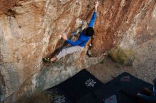 Bouldering in Hueco Tanks on 12/15/2019 with Blue Lizard Climbing and Yoga

Filename: SRM_20191215_1803140.jpg
Aperture: f/4.0
Shutter Speed: 1/250
Body: Canon EOS-1D Mark II
Lens: Canon EF 16-35mm f/2.8 L