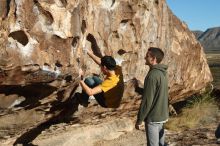 Bouldering in Hueco Tanks on 12/16/2019 with Blue Lizard Climbing and Yoga

Filename: SRM_20191216_1004110.jpg
Aperture: f/6.3
Shutter Speed: 1/250
Body: Canon EOS-1D Mark II
Lens: Canon EF 50mm f/1.8 II