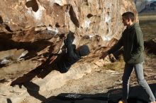 Bouldering in Hueco Tanks on 12/16/2019 with Blue Lizard Climbing and Yoga

Filename: SRM_20191216_1005320.jpg
Aperture: f/4.0
Shutter Speed: 1/640
Body: Canon EOS-1D Mark II
Lens: Canon EF 50mm f/1.8 II