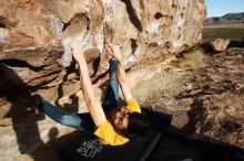 Bouldering in Hueco Tanks on 12/16/2019 with Blue Lizard Climbing and Yoga

Filename: SRM_20191216_1011150.jpg
Aperture: f/8.0
Shutter Speed: 1/400
Body: Canon EOS-1D Mark II
Lens: Canon EF 16-35mm f/2.8 L