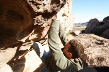 Bouldering in Hueco Tanks on 12/16/2019 with Blue Lizard Climbing and Yoga

Filename: SRM_20191216_1013010.jpg
Aperture: f/8.0
Shutter Speed: 1/160
Body: Canon EOS-1D Mark II
Lens: Canon EF 16-35mm f/2.8 L