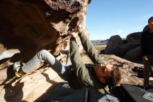 Bouldering in Hueco Tanks on 12/16/2019 with Blue Lizard Climbing and Yoga

Filename: SRM_20191216_1013060.jpg
Aperture: f/8.0
Shutter Speed: 1/250
Body: Canon EOS-1D Mark II
Lens: Canon EF 16-35mm f/2.8 L