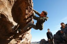 Bouldering in Hueco Tanks on 12/16/2019 with Blue Lizard Climbing and Yoga

Filename: SRM_20191216_1013190.jpg
Aperture: f/8.0
Shutter Speed: 1/250
Body: Canon EOS-1D Mark II
Lens: Canon EF 16-35mm f/2.8 L