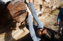 Bouldering in Hueco Tanks on 12/16/2019 with Blue Lizard Climbing and Yoga

Filename: SRM_20191216_1014510.jpg
Aperture: f/8.0
Shutter Speed: 1/250
Body: Canon EOS-1D Mark II
Lens: Canon EF 16-35mm f/2.8 L