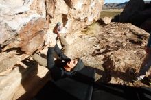 Bouldering in Hueco Tanks on 12/16/2019 with Blue Lizard Climbing and Yoga

Filename: SRM_20191216_1015420.jpg
Aperture: f/8.0
Shutter Speed: 1/400
Body: Canon EOS-1D Mark II
Lens: Canon EF 16-35mm f/2.8 L
