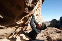 Bouldering in Hueco Tanks on 12/16/2019 with Blue Lizard Climbing and Yoga

Filename: SRM_20191216_1015490.jpg
Aperture: f/8.0
Shutter Speed: 1/250
Body: Canon EOS-1D Mark II
Lens: Canon EF 16-35mm f/2.8 L
