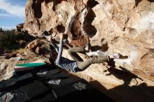 Bouldering in Hueco Tanks on 12/16/2019 with Blue Lizard Climbing and Yoga

Filename: SRM_20191216_1016580.jpg
Aperture: f/8.0
Shutter Speed: 1/640
Body: Canon EOS-1D Mark II
Lens: Canon EF 16-35mm f/2.8 L