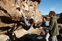 Bouldering in Hueco Tanks on 12/16/2019 with Blue Lizard Climbing and Yoga

Filename: SRM_20191216_1017360.jpg
Aperture: f/8.0
Shutter Speed: 1/640
Body: Canon EOS-1D Mark II
Lens: Canon EF 16-35mm f/2.8 L