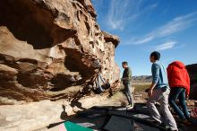 Bouldering in Hueco Tanks on 12/16/2019 with Blue Lizard Climbing and Yoga

Filename: SRM_20191216_1022160.jpg
Aperture: f/8.0
Shutter Speed: 1/500
Body: Canon EOS-1D Mark II
Lens: Canon EF 16-35mm f/2.8 L
