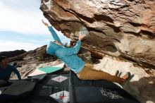 Bouldering in Hueco Tanks on 12/16/2019 with Blue Lizard Climbing and Yoga

Filename: SRM_20191216_1032230.jpg
Aperture: f/8.0
Shutter Speed: 1/250
Body: Canon EOS-1D Mark II
Lens: Canon EF 16-35mm f/2.8 L