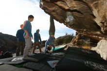 Bouldering in Hueco Tanks on 12/16/2019 with Blue Lizard Climbing and Yoga

Filename: SRM_20191216_1034150.jpg
Aperture: f/8.0
Shutter Speed: 1/250
Body: Canon EOS-1D Mark II
Lens: Canon EF 16-35mm f/2.8 L