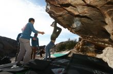 Bouldering in Hueco Tanks on 12/16/2019 with Blue Lizard Climbing and Yoga

Filename: SRM_20191216_1034260.jpg
Aperture: f/8.0
Shutter Speed: 1/250
Body: Canon EOS-1D Mark II
Lens: Canon EF 16-35mm f/2.8 L