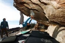 Bouldering in Hueco Tanks on 12/16/2019 with Blue Lizard Climbing and Yoga

Filename: SRM_20191216_1035090.jpg
Aperture: f/8.0
Shutter Speed: 1/250
Body: Canon EOS-1D Mark II
Lens: Canon EF 16-35mm f/2.8 L