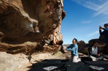 Bouldering in Hueco Tanks on 12/16/2019 with Blue Lizard Climbing and Yoga

Filename: SRM_20191216_1039320.jpg
Aperture: f/8.0
Shutter Speed: 1/250
Body: Canon EOS-1D Mark II
Lens: Canon EF 16-35mm f/2.8 L