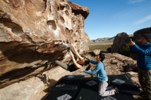 Bouldering in Hueco Tanks on 12/16/2019 with Blue Lizard Climbing and Yoga

Filename: SRM_20191216_1039540.jpg
Aperture: f/8.0
Shutter Speed: 1/250
Body: Canon EOS-1D Mark II
Lens: Canon EF 16-35mm f/2.8 L