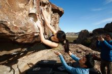 Bouldering in Hueco Tanks on 12/16/2019 with Blue Lizard Climbing and Yoga

Filename: SRM_20191216_1040100.jpg
Aperture: f/8.0
Shutter Speed: 1/250
Body: Canon EOS-1D Mark II
Lens: Canon EF 16-35mm f/2.8 L