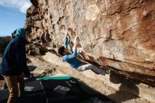 Bouldering in Hueco Tanks on 12/16/2019 with Blue Lizard Climbing and Yoga

Filename: SRM_20191216_1053570.jpg
Aperture: f/8.0
Shutter Speed: 1/250
Body: Canon EOS-1D Mark II
Lens: Canon EF 16-35mm f/2.8 L