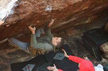 Bouldering in Hueco Tanks on 12/16/2019 with Blue Lizard Climbing and Yoga

Filename: SRM_20191216_1203250.jpg
Aperture: f/3.2
Shutter Speed: 1/250
Body: Canon EOS-1D Mark II
Lens: Canon EF 50mm f/1.8 II