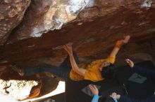 Bouldering in Hueco Tanks on 12/16/2019 with Blue Lizard Climbing and Yoga

Filename: SRM_20191216_1210160.jpg
Aperture: f/3.5
Shutter Speed: 1/250
Body: Canon EOS-1D Mark II
Lens: Canon EF 50mm f/1.8 II