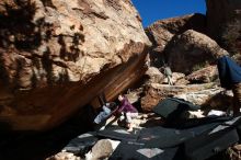 Bouldering in Hueco Tanks on 12/16/2019 with Blue Lizard Climbing and Yoga

Filename: SRM_20191216_1321320.jpg
Aperture: f/8.0
Shutter Speed: 1/250
Body: Canon EOS-1D Mark II
Lens: Canon EF 16-35mm f/2.8 L