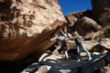 Bouldering in Hueco Tanks on 12/16/2019 with Blue Lizard Climbing and Yoga

Filename: SRM_20191216_1323080.jpg
Aperture: f/8.0
Shutter Speed: 1/250
Body: Canon EOS-1D Mark II
Lens: Canon EF 16-35mm f/2.8 L