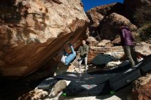 Bouldering in Hueco Tanks on 12/16/2019 with Blue Lizard Climbing and Yoga

Filename: SRM_20191216_1326570.jpg
Aperture: f/9.0
Shutter Speed: 1/250
Body: Canon EOS-1D Mark II
Lens: Canon EF 16-35mm f/2.8 L