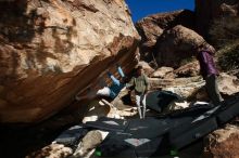Bouldering in Hueco Tanks on 12/16/2019 with Blue Lizard Climbing and Yoga

Filename: SRM_20191216_1327010.jpg
Aperture: f/9.0
Shutter Speed: 1/250
Body: Canon EOS-1D Mark II
Lens: Canon EF 16-35mm f/2.8 L