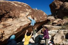 Bouldering in Hueco Tanks on 12/16/2019 with Blue Lizard Climbing and Yoga

Filename: SRM_20191216_1327310.jpg
Aperture: f/9.0
Shutter Speed: 1/250
Body: Canon EOS-1D Mark II
Lens: Canon EF 16-35mm f/2.8 L