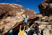 Bouldering in Hueco Tanks on 12/16/2019 with Blue Lizard Climbing and Yoga

Filename: SRM_20191216_1327350.jpg
Aperture: f/9.0
Shutter Speed: 1/250
Body: Canon EOS-1D Mark II
Lens: Canon EF 16-35mm f/2.8 L