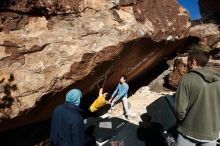 Bouldering in Hueco Tanks on 12/16/2019 with Blue Lizard Climbing and Yoga

Filename: SRM_20191216_1329160.jpg
Aperture: f/9.0
Shutter Speed: 1/250
Body: Canon EOS-1D Mark II
Lens: Canon EF 16-35mm f/2.8 L