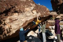 Bouldering in Hueco Tanks on 12/16/2019 with Blue Lizard Climbing and Yoga

Filename: SRM_20191216_1329450.jpg
Aperture: f/9.0
Shutter Speed: 1/250
Body: Canon EOS-1D Mark II
Lens: Canon EF 16-35mm f/2.8 L