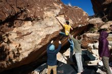 Bouldering in Hueco Tanks on 12/16/2019 with Blue Lizard Climbing and Yoga

Filename: SRM_20191216_1329540.jpg
Aperture: f/9.0
Shutter Speed: 1/250
Body: Canon EOS-1D Mark II
Lens: Canon EF 16-35mm f/2.8 L