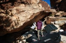 Bouldering in Hueco Tanks on 12/16/2019 with Blue Lizard Climbing and Yoga

Filename: SRM_20191216_1334050.jpg
Aperture: f/9.0
Shutter Speed: 1/250
Body: Canon EOS-1D Mark II
Lens: Canon EF 16-35mm f/2.8 L