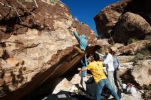 Bouldering in Hueco Tanks on 12/16/2019 with Blue Lizard Climbing and Yoga

Filename: SRM_20191216_1339440.jpg
Aperture: f/9.0
Shutter Speed: 1/250
Body: Canon EOS-1D Mark II
Lens: Canon EF 16-35mm f/2.8 L