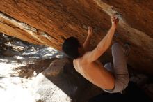 Bouldering in Hueco Tanks on 12/16/2019 with Blue Lizard Climbing and Yoga

Filename: SRM_20191216_1412260.jpg
Aperture: f/5.6
Shutter Speed: 1/250
Body: Canon EOS-1D Mark II
Lens: Canon EF 50mm f/1.8 II