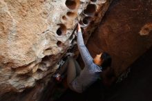 Bouldering in Hueco Tanks on 12/16/2019 with Blue Lizard Climbing and Yoga

Filename: SRM_20191216_1526100.jpg
Aperture: f/6.3
Shutter Speed: 1/250
Body: Canon EOS-1D Mark II
Lens: Canon EF 16-35mm f/2.8 L