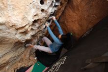 Bouldering in Hueco Tanks on 12/16/2019 with Blue Lizard Climbing and Yoga

Filename: SRM_20191216_1532521.jpg
Aperture: f/5.6
Shutter Speed: 1/250
Body: Canon EOS-1D Mark II
Lens: Canon EF 16-35mm f/2.8 L