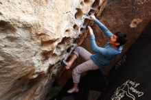 Bouldering in Hueco Tanks on 12/16/2019 with Blue Lizard Climbing and Yoga

Filename: SRM_20191216_1533060.jpg
Aperture: f/5.0
Shutter Speed: 1/250
Body: Canon EOS-1D Mark II
Lens: Canon EF 16-35mm f/2.8 L