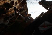 Bouldering in Hueco Tanks on 12/16/2019 with Blue Lizard Climbing and Yoga

Filename: SRM_20191216_1533370.jpg
Aperture: f/20.0
Shutter Speed: 1/250
Body: Canon EOS-1D Mark II
Lens: Canon EF 16-35mm f/2.8 L