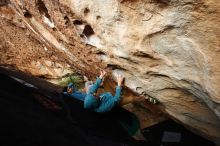 Bouldering in Hueco Tanks on 12/16/2019 with Blue Lizard Climbing and Yoga

Filename: SRM_20191216_1548010.jpg
Aperture: f/6.3
Shutter Speed: 1/250
Body: Canon EOS-1D Mark II
Lens: Canon EF 16-35mm f/2.8 L