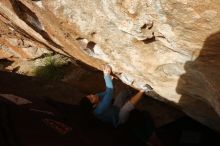 Bouldering in Hueco Tanks on 12/16/2019 with Blue Lizard Climbing and Yoga

Filename: SRM_20191216_1551010.jpg
Aperture: f/14.0
Shutter Speed: 1/250
Body: Canon EOS-1D Mark II
Lens: Canon EF 16-35mm f/2.8 L