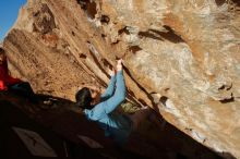 Bouldering in Hueco Tanks on 12/16/2019 with Blue Lizard Climbing and Yoga

Filename: SRM_20191216_1551250.jpg
Aperture: f/16.0
Shutter Speed: 1/250
Body: Canon EOS-1D Mark II
Lens: Canon EF 16-35mm f/2.8 L