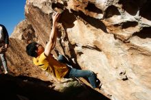 Bouldering in Hueco Tanks on 12/16/2019 with Blue Lizard Climbing and Yoga

Filename: SRM_20191216_1555310.jpg
Aperture: f/7.1
Shutter Speed: 1/500
Body: Canon EOS-1D Mark II
Lens: Canon EF 16-35mm f/2.8 L