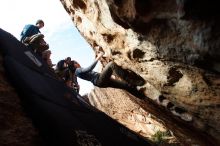 Bouldering in Hueco Tanks on 12/16/2019 with Blue Lizard Climbing and Yoga

Filename: SRM_20191216_1602580.jpg
Aperture: f/5.0
Shutter Speed: 1/500
Body: Canon EOS-1D Mark II
Lens: Canon EF 16-35mm f/2.8 L