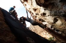 Bouldering in Hueco Tanks on 12/16/2019 with Blue Lizard Climbing and Yoga

Filename: SRM_20191216_1603050.jpg
Aperture: f/4.5
Shutter Speed: 1/500
Body: Canon EOS-1D Mark II
Lens: Canon EF 16-35mm f/2.8 L