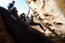 Bouldering in Hueco Tanks on 12/16/2019 with Blue Lizard Climbing and Yoga

Filename: SRM_20191216_1603120.jpg
Aperture: f/5.0
Shutter Speed: 1/500
Body: Canon EOS-1D Mark II
Lens: Canon EF 16-35mm f/2.8 L